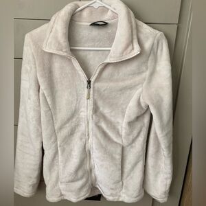 Cozy Creamy White Fleece Jacket